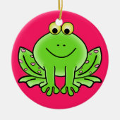 Ornement de Noël de la grenouille (Devant)