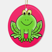 Ornement de Noël de la grenouille (Gauche)