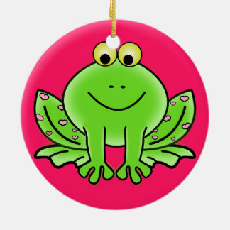 Ornement de Noël de la grenouille