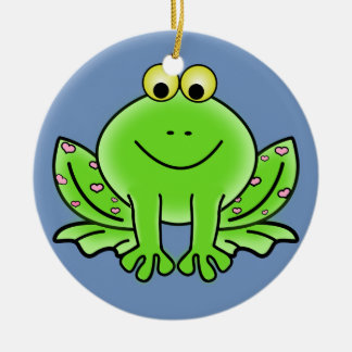 Ornement de Noël de la grenouille