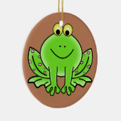 Ornement de Noël de la grenouille (Droite)