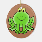 Ornement de Noël de la grenouille (Gauche)