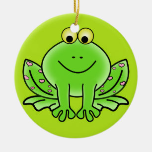 Ornement de Noël de la grenouille