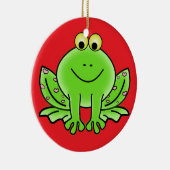 Ornement de Noël de la grenouille (Droite)
