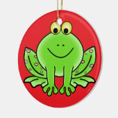 Ornement de Noël de la grenouille (Gauche)