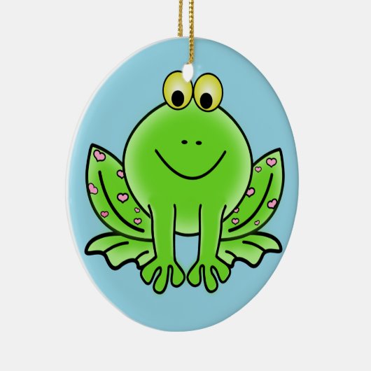 Ornement de Noël de la grenouille (Droite)