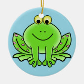 Ornement de Noël de la grenouille (Devant)