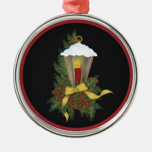 Ornement de Noël de la lanterne de Noël d2 (Devant)