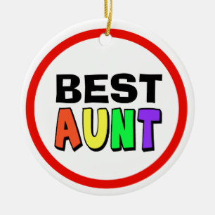 Ornement de Noël de la meilleure tante