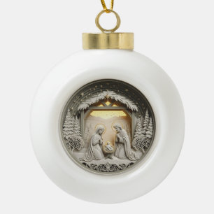 Ornement de Noël de la Nativité – Sainte Famille 1