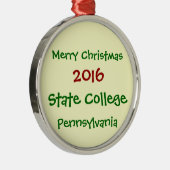 ORNEMENT DE NOËL DE LA PENNSYLVANIE D'UNIVERSITÉ (Droite)