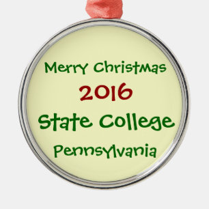 ORNEMENT DE NOËL DE LA PENNSYLVANIE D'UNIVERSITÉ