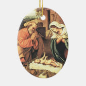 Ornement de Noël de la Sainte Famille (Dos)