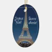 Ornement de Noël de la Tour Eiffel (Gauche)