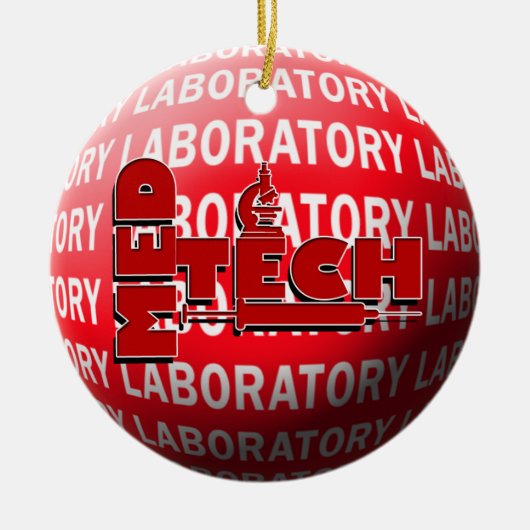 ORNEMENT DE NOËL DE LABORATOIRE DE MED TECH (Devant)