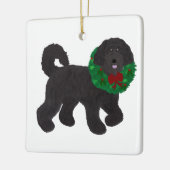Ornement de Noël de Labradoodle (Gauche)