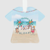 Ornement de Noël de l'Aloha (dos)