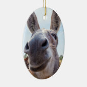 Ornement de Noël de l'âne souriant (Droite)