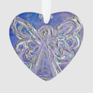Ornement de Noël de l'Ange Gardien de Purple