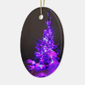 Ornement de Noël de l'arbre pourpre (Gauche)