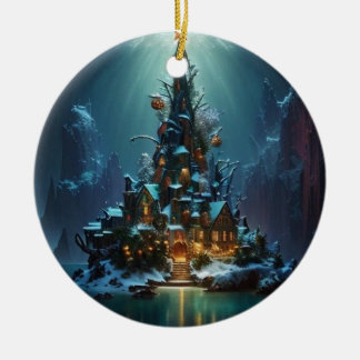 Ornement de Noël de l'Atlantide magique
