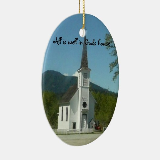 Ornement de Noël de l'église (Droite)