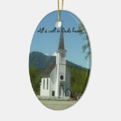 Ornement de Noël de l'église (Gauche)