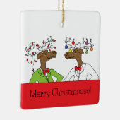 Ornement de Noël de l'élan (Droite)