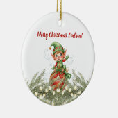 Ornement de Noël de l'elfe (Droite)