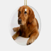 Ornement de Noël de l'épreuve d'or avec photo (Droite)