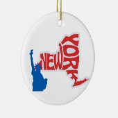 Ornement de Noël de l'État de New York (Droite)