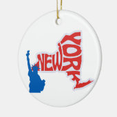 Ornement de Noël de l'État de New York (Gauche)