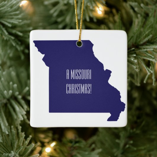 Ornement de Noël de l'État du Missouri (Arbre)