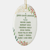 Ornement de Noël de l'île Beaver (Droite)