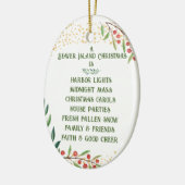 Ornement de Noël de l'île Beaver (Gauche)