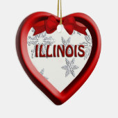 Ornement de Noël de l'Illinois (Droite)