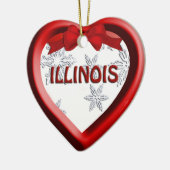 Ornement de Noël de l'Illinois (Gauche)