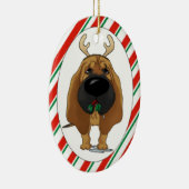 Ornement de Noël de limier (Droite)