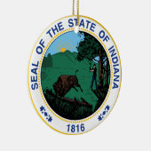 Ornement de Noël de l'Indiana (Droite)