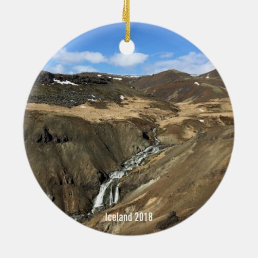 Ornement de Noël de l'Islande (Dos)