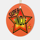 Ornement de Noël de l'oncle super étoile (Gauche)