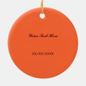 Ornement de Noël de l'oncle super étoile (Dos)