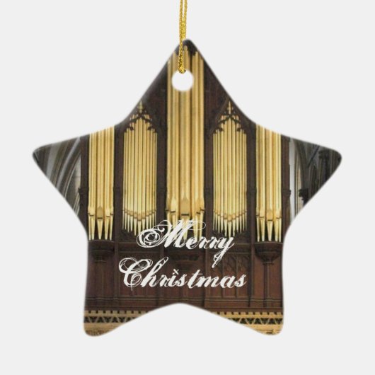 Ornement de Noël de l'orgue anglais (Devant)
