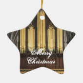 Ornement de Noël de l'orgue anglais (Dos)