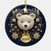 Ornement de Noël de l'ours (Devant)