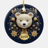 Ornement de Noël de l'ours (Dos)