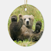 Ornement de Noël de l'ours Brown (Gauche)