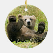 Ornement de Noël de l'ours Brown (Dos)