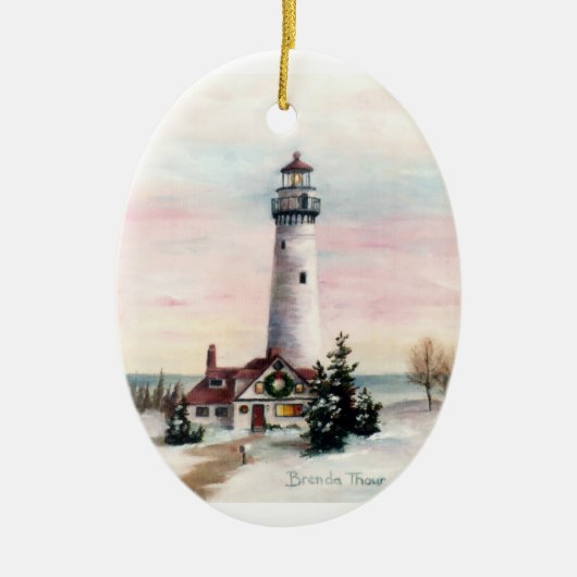 Ornement de Noël de lumière de Noël (Devant)