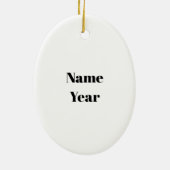 Ornement de Noël de Mailman (Dos)